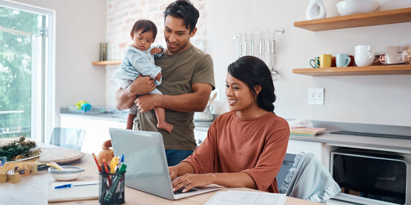 Woman on laptop